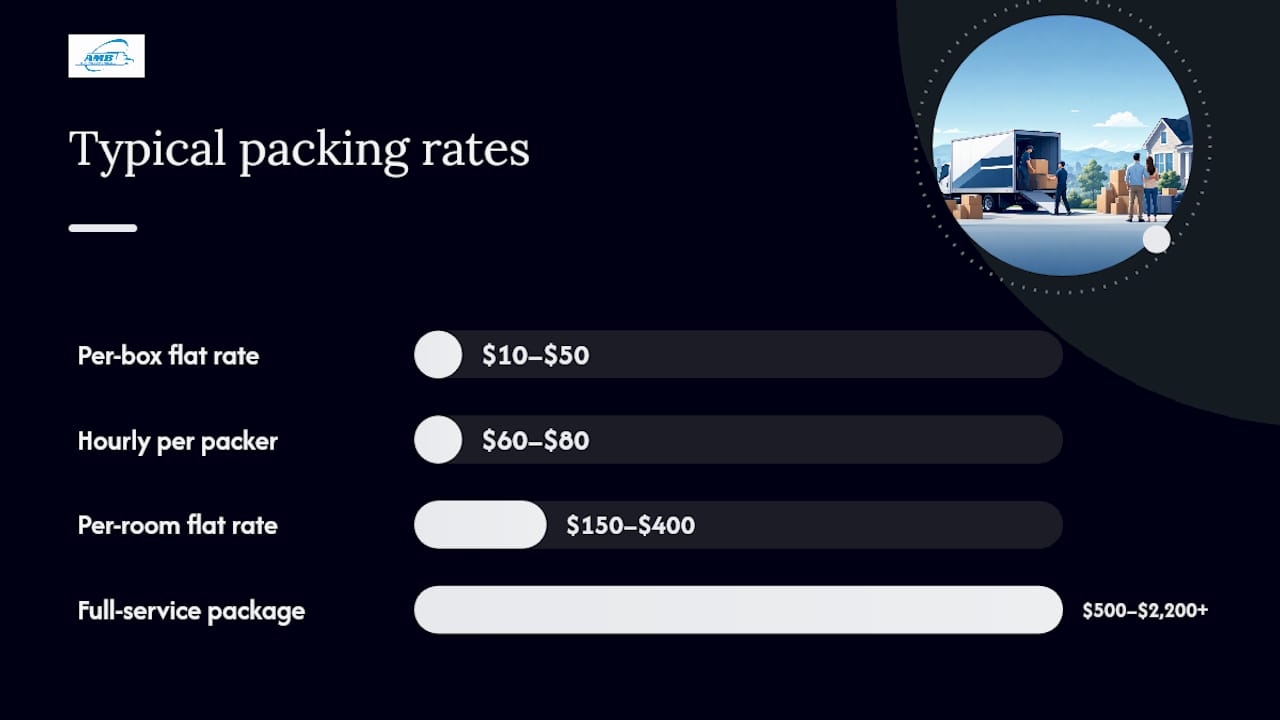 Diagram comparing packing pricing models