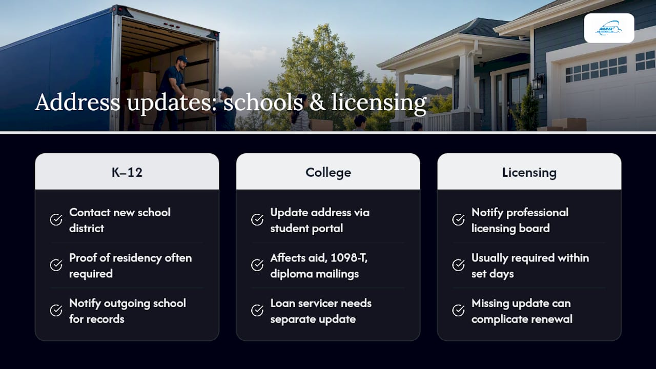 Updating Address With Schools and Educational Institutions — overview diagram