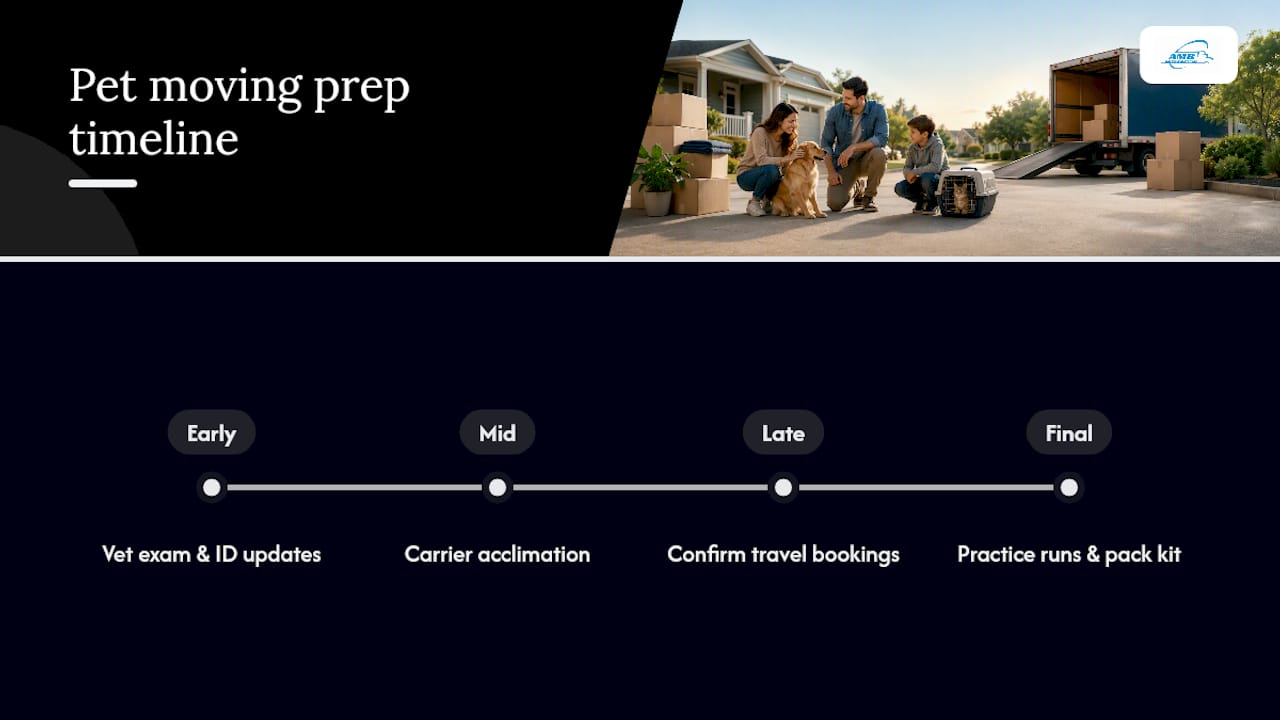 Pet move preparation timeline