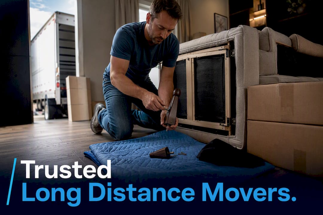 Avoid a Same Day Rush Fee on Long Distance Couch Disassembly