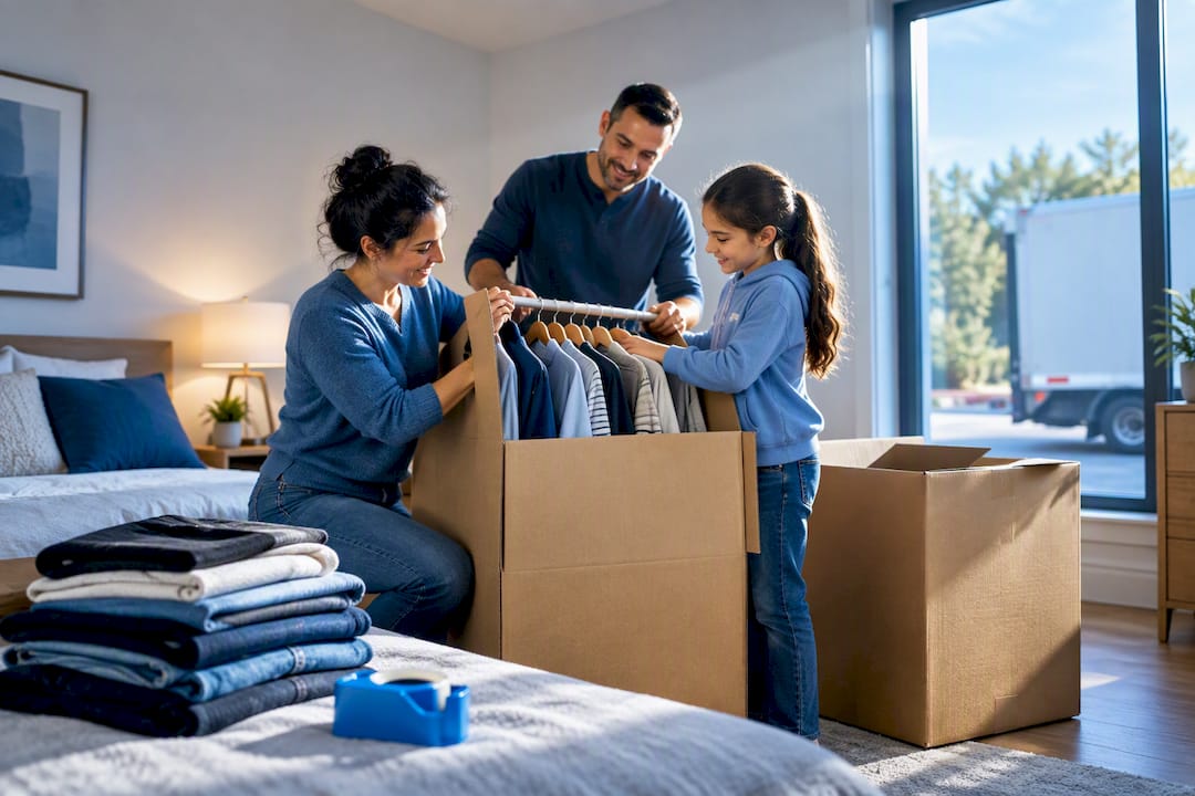 Packing Wardrobe Boxes for Interstate Moves: Prevent 60–70 lb Failures