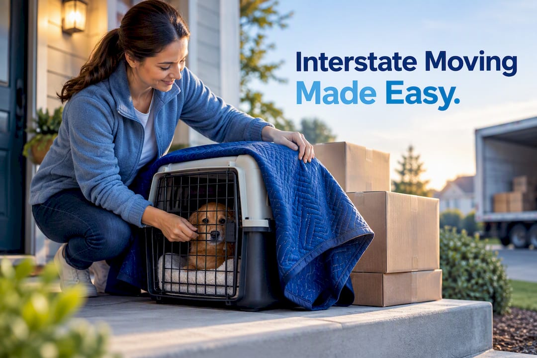Plan Pet Travel First for U.S. Cross Country Moves, Add 25–50% Time